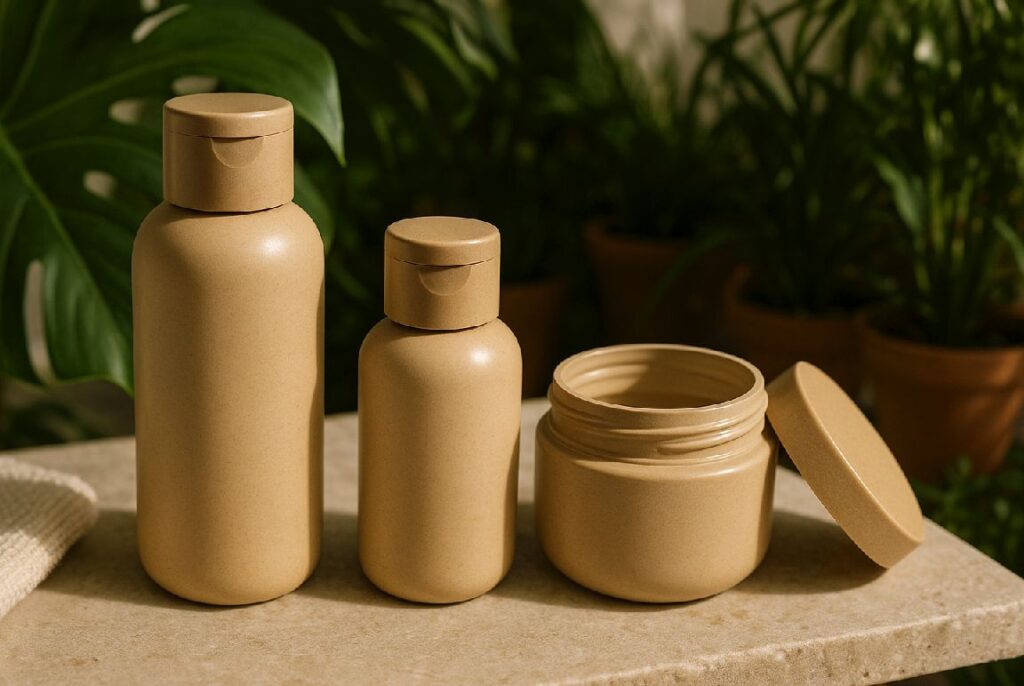 low carbon bioplastic material packaging