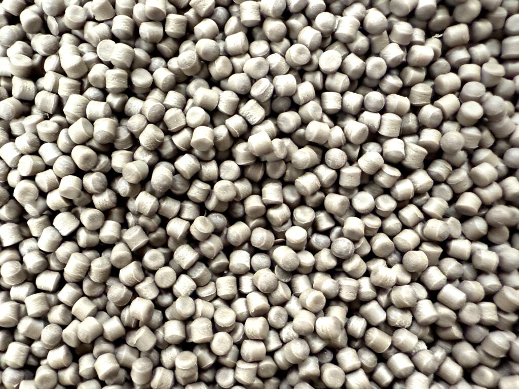 Bio-based biocomposite compound pellets by Biomera for injection molding and extrusion